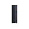 Schwarzer Asus ExpertCenter PC Tower in Vorderansicht vor weißem Hintergrund.