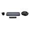 ASUS Google Meet GQE20A - Starter Kit - Kit für Videokonferenzen (ePTZ UHD-Kamera, Freisprechgerät, Fernbedienung) - Iron Gray - mit Meeting Computer System