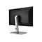 Ein Computer-Monitor, von hinten betrachtet, mit silberfarbenem StandfuÃŸ. Das ASUS Logo ist oben links zu sehen.