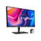 Ein ASUS ProArt Monitor mit Farbverlauf Display, schwarzem Ständer und Kalibrierungstool.