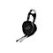 Schwarzes ROG Gaming-Headset mit offener Ohrmuschel-Struktur und abnehmbarem Mikrofon vor weißem Hintergrund.