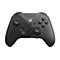 Schwarzer Gamecontroller mit farbigen Knöpfen und Text Republic of Gamers. Im Hintergrund ein weißer Hintergrund.