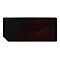 Schwarzes Mauspad mit rotem ROG-Logo und Schriftzug ROG SCABBARD II.