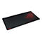 Tapis de souris noir avec logo ROG rouge et texture. Le tapis affiche le logo et le texte Republic of Gamers.