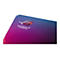 Detailaufnahme eines Gaming-Mauspads mit dem Logo und Schriftzug „Republic of Gamers“.