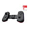 Schwarzer ROG Gaming-Controller für Mobilgeräte mit RGB-Beleuchtung und Award-Logos auf weißem Hintergrund.