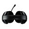 Schwarzes Headset mit Mikrofon, nah und von hinten betrachtet. Auf dem BÃ¼gel steht Republic of Gamers.