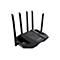 Schwarzer Router mit Antennen. Oben steht „ASUS“, darunter „TUF GAMING“.