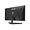 Schwarzer ASUS Monitor von hinten, mit Markenlogo und TUF Gaming Logo. Anschlüsse unten.