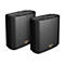 ASUS ZenWiFi XT9 - WLAN-System - (2 Router) - bis zu 530 m² - Netz 1GbE, 2.5GbE - Wi-Fi 6