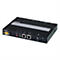 Schwarzer ATEN KVM-over-IP-Switch CN9000 mit diversen Anschlussbuchsen vor weißem Hintergrund.