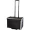 Attaché-case Parma JSA, avec poignée et roulettes, 1 compartiment, similicuir, noir
