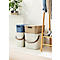 Aufbewahrungsbox ALBULA, mit Deckel, 25 Liter, Bügelgriff, stapelbar, aus recyceltem Kunststoff, B 400 x T 235 x H 340 mm, weiss