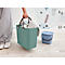 Aufbewahrungsbox ALBULA, mit Deckel, 6 Liter, Bügelgriff, stapelbar, aus recyceltem Kunststoff, B 235 x T 200 x H 208 mm, blau