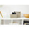 Aufbewahrungsbox Rotho BRISEN, Volumen 4,5 l, Lochstruktur, stapelbar, ohne Deckel, L 262 x B 180 x H 130 mm, Recycling-PP, cappuccino