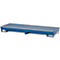 Auffangwanne ASECOS, Stahl, mit Gitterrost u. Staplerschuhen, 400 l Auffangvolumen, B 815 x T 2470 x H 355 mm, lackiert o. verzinkt