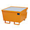 Auffangwanne BAUER AM-1, mit Gitterrost, Stahl, 215 l, B 800 x T 800 x H 545 mm, versch. Farben