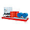 Auffangwanne Bauer AWA 31, Stahl, rot, L 3850 x B 1460 x H 780 mm, 1000 l, für 3 x 1000 l IBC, 1 Abfüllaufsatz, 2 Gitteroste