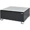 Auffangwanne Schäfer Shop Pure 1000, mit verzinktem Gitterrost, L 1460 x B 1460 x H 630 mm, unterfahrbar, Stahl, anthrazit RAL 7016