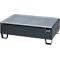 Auffangwanne Schäfer Shop Pure 2/200, mit verzinktem Gitterrost, L 1200 x B 800 x H 365 mm, unterfahrbar, Stahl, anthrazit RAL 7016