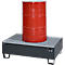 Auffangwanne Schäfer Shop Pure 2/200, mit verzinktem Gitterrost, L 1200 x B 800 x H 365 mm, unterfahrbar, Stahl, anthrazit RAL 7016
