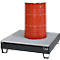 Auffangwanne Schäfer Shop Pure 4/200, mit verzinktem Gitterrost, L 1200 x B 1200 x H 290 mm, unterfahrbar, Stahl, anthrazit RAL 7016