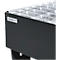 Auffangwanne Schäfer Shop Pure 60-2/M, für 4 x 60 Liter Fässer, mit verzinktem Gitterrost, L 910 x B 800 x T 220 mm, unterfahrbar, Stahl, anthrazit RAL 7016