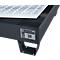 Auffangwanne Schäfer Shop Pure 60-3/M, für 6 x 60 Liter Fässer, mit verzinktem Gitterrost, L 1300 x B 800 x T 205 mm, unterfahrbar, Stahl, anthrazit RAL 7016