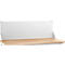 Aufsatzrahmen Bott verso, mit 2 Lochplatten, B 1050 x T 215 x H 400 mm, Stahlblech, pulverbeschichtet, RAL 7035, lichtgrau
