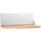 Aufsatzrahmen Bott verso, mit Lochplatte, B 2000 x T 230 x H 480 mm, Stahlblech, pulverbeschichtet, RAL 7035, lichtgrau