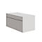 Aufsatzregal SOLUS PLAY, f. Container m. Auszug SOLUS PLAY, Höhe 368 mm, weiß