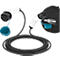 Autoladekabel Ansmann, für Elektroautos/Hybridautos, Anschluss Typ 2, 3-phasig, Ladeleistung 11 kW, IP55, Länge 7,5 m, Kunststoff, anthrazit-blau-weiß