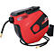 Rote und schwarze Schlauchtrommel mit KS Tools Logo und schwarzem Schlauch.