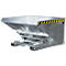 Automatischer Kippbehälter Bauer Typ 4A 900, 3 Entriegelungspunkte, Abrollsystem, Inhalt 0,9 m³, bis 1000 kg, verzinkt