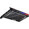 AVerMedia Live Gamer DUO Capture-Karte in Schwarz mit HDMI-Anschlüssen und beleuchtetem Logo auf weißem Hintergrund.