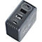 AverMedia Docking-Station mit zwei USB-C-, einem USB-A- und einem HDMI-Anschluss vor neutralem Hintergrund.