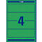 AVERY® doelmapetiketten, breed, groen, 80 stuks, breed, groen, 80 stuks