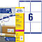 AVERY®-etiketten voor speciale doeleinden, , 99,1 x 93,1 mm, 600 stuks.