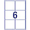 AVERY®-etiketten voor speciale doeleinden, , 99,1 x 93,1 mm, 600 stuks.