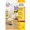 Avery Neon-Etiketten L7263Y-25, zum Beschriften, ablösbar, Papier, gelb, 99,1 x 38,1 mm, 25 x A4 Bögen, 350 Stk.