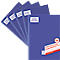 Avery Zweckform 1773-5 Urenstaat, formaat A4, 5 boeken met elk 2 x 40 vellen, FSC® papier, 5 stuks, wit/geel