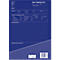Avery Zweckform 1777-5 Bau-Tagesbericht, Format A4, 5 Bücher mit jeweils 3 x 40 Blatt, FSC®-Papier, weiß/gelb/rosa