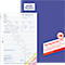 Avery Zweckform 1777-5 Bouwdagrapport, formaat A4, 5 boeken met elk 3 x 40 vellen, FSC® papier, wit/geel/roze