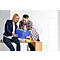 Avery Zweckform 1777-5 Bouwdagrapport, formaat A4, 5 boeken met elk 3 x 40 vellen, FSC® papier, wit/geel/roze