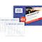 Avery Zweckform 222-10 Logboek, A6 liggend formaat, 10 boeken met 56 vel elk, FSC® papier, wit