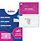 Avery Namensschilder mit Clip und Nadel in der Verpackung, inklusive eines Online-Designers.