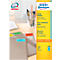 Avery Zweckform etiketten 3449, 70 x 37 mm, 2400 stuks, blauw