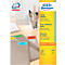 Avery Zweckform etiketten 3451, 70 x 37 mm, 2400 stuks, geel