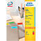 Avery Zweckform etiketten 3456, 105 x 148 mm, 400 stuks, rood