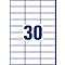 Avery® Zweckform Etiketten 3489, A4, universell, permanenthaftend, ultragrip, druckergeeignet, FSC®-Papier, rechteckig, weiß, 3000 Stück auf 100 Bogen